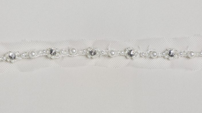 wedding dress beading T192 – €56 per metre