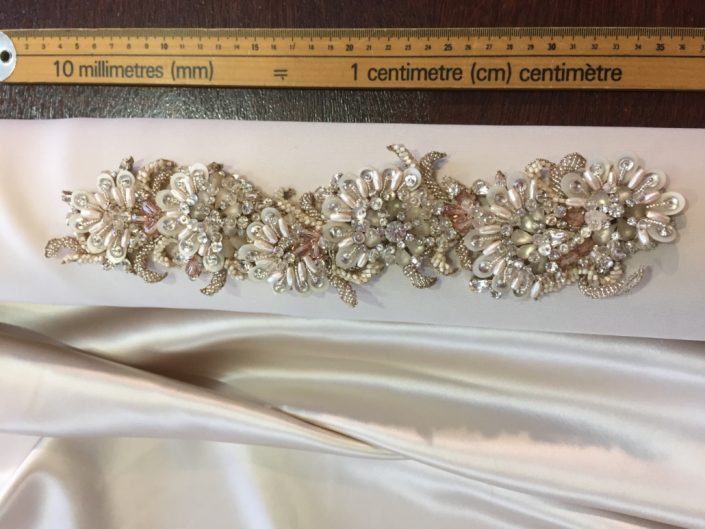 Irish Bridal Couture Dublin bridal beadings trimmings and motifs T791 €160